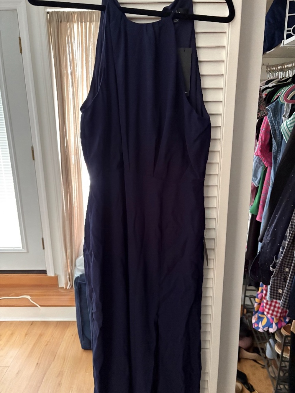 Lulu’s Navy Blue Midi Dress